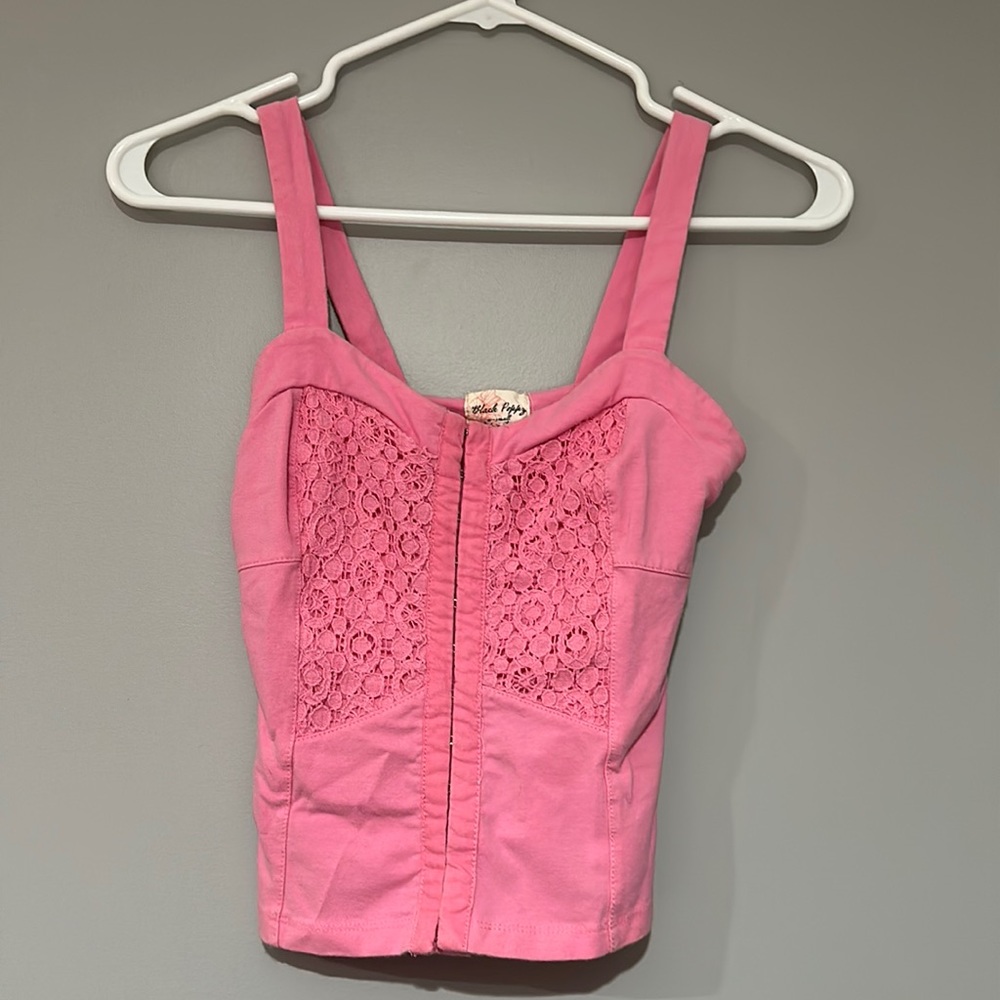 Pink Corset Top Size XSmall